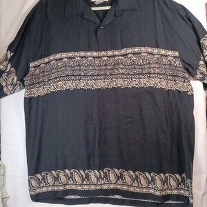 Mens Bamboo Cay Casual Resort Wear Shirt Size XL